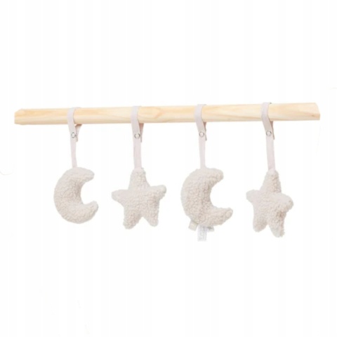 Zabawki interaktywne do stojaka BABYGYM księżyc Jollein