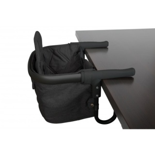 Krzesełko do karmienia turystyczne do stołu wiszące Rafi Topmark szare