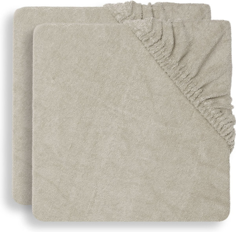 Pokrowiec na przewijak frotte 50x70cm beżowy 2 sztuki Jollein