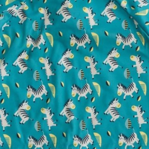 Tidy Tot - śliniak fartuszkowy do zestawu BLW Bib Dancing Zebras, krótki rękawek