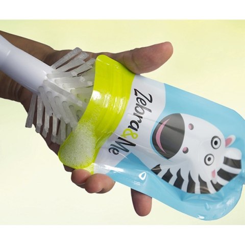 Zebra & Me saszetki tubki do karmienia wielorazowe 6 szt