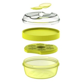 Carl Oscar- N'ice Cup™ Pojemnik śniadaniowy z wkładem chłodzący Lime - Monkey