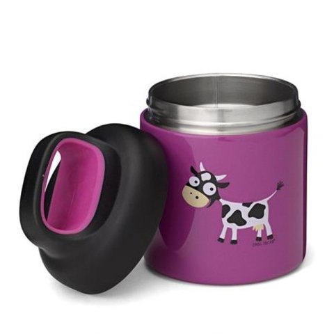Carl Oscar TEMP Lunch Jar - Termos ze szlachetnej stali nierdzewnej 0.3 L Purple - Cow