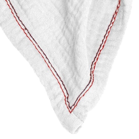 Hi Little One - Przytulanka dou dou z gryzakiem z organicznej BIO bawełny White