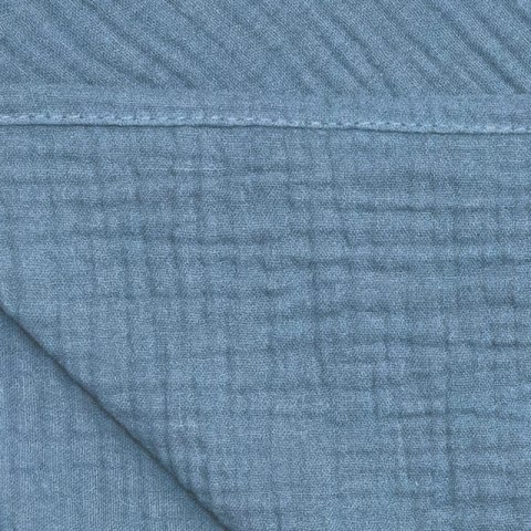 Hi Little One pieluszka doudou z zapachem mamy BIO bawełna BUNNY Baby Blue