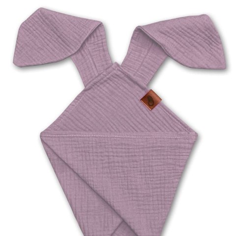 Hi Little One pieluszka doudou z zapachem mamy BIO bawełna BUNNY Blush