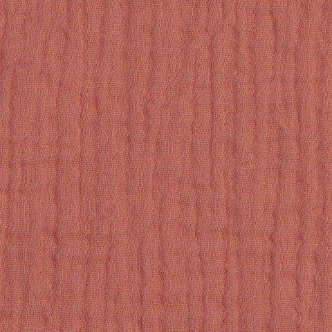 Hi Little One pieluszka, przytulanka doudou z zawieszką na smoczek BIO muślin HEART Salmon