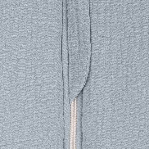 Hi Little One śpiworek dwustronny z nogawkami TOG 1,5 BIO muślin SLIM BAG BABY BLUE/JEANS roz M