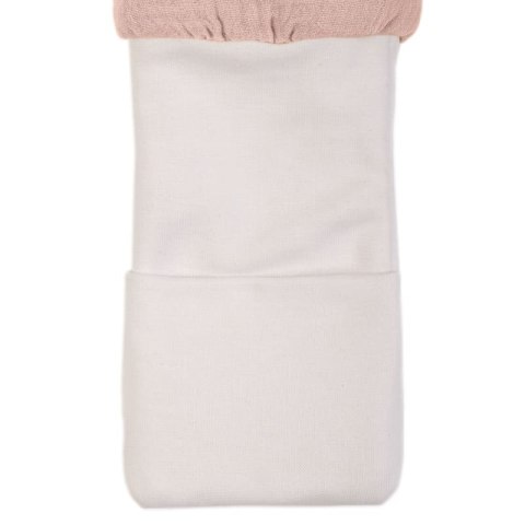 Hi Little One śpiworek dwustronny z nogawkami TOG 1,5 BIO muślin SLIM BAG BLUSH/SALMON roz S