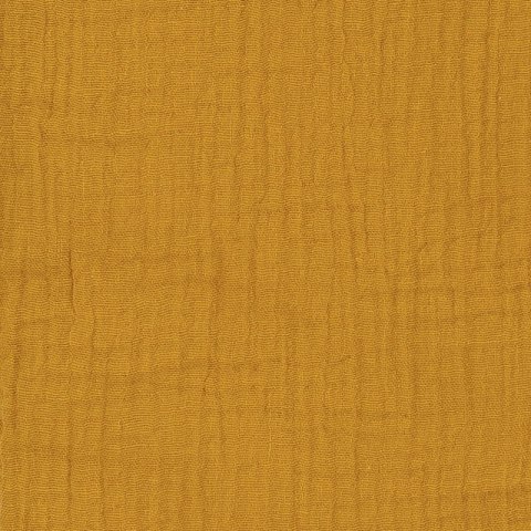 Hi Little One śpiworek dwustronny z nogawkami TOG 1,5 BIO muślin SLIM BAG MUSTARD/SUNSHINE roz S