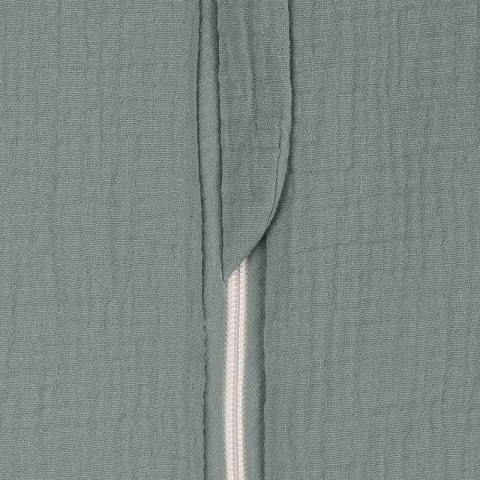 Hi Little One śpiworek dwustronny z nogawkami TOG 1,5 BIO muślin SLIM BAG TIFFANY/EMERALD roz S