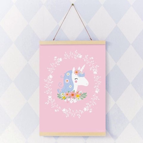 A Little Lovely Company - Plakat Lovely Unicorn 70 x 50 cm