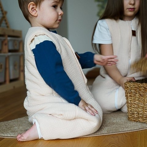 Hi Little One śpiworek z nogawkami 2,5 TOG GOOD SLEEP Mustard 1-2 lata