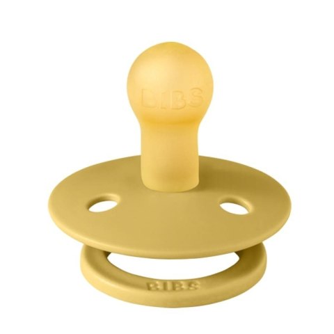 BIBS COLOUR 2-PACK MUSTARD & SMOKE S Smoczek Uspokajający kauczuk Hevea