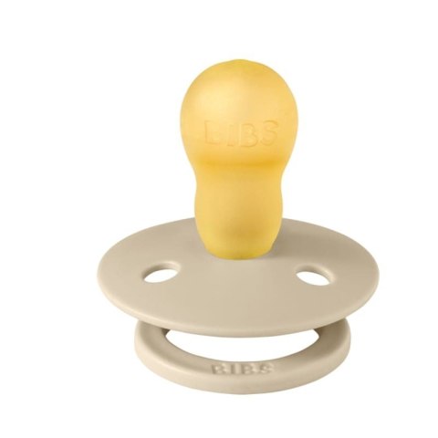 BIBS COLOUR 2-PACK VANILLA & DARK OAK L Smoczek Uspokajający kauczuk Hevea