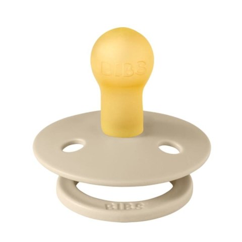 BIBS COLOUR 2-PACK VANILLA & MUSTARD S Smoczek Uspokajający kauczuk Hevea