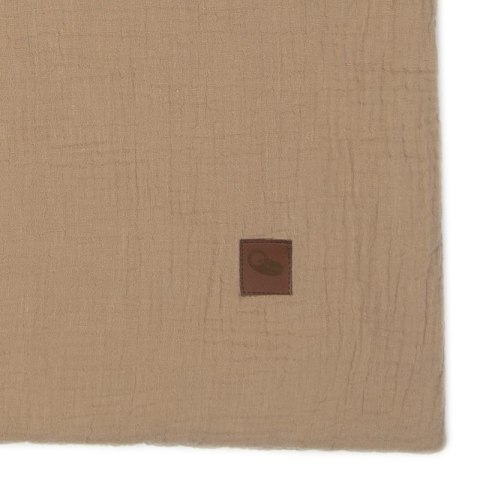 Hi Little One kołderka mata do zabawy z oddychającej organicznej BIO bawełny DAY & NIGHT Beige