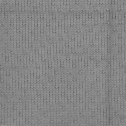 Jollein kocyk do wózka fotelika i kołyski tkany 100x75 cm BLISS KNIT Storm Grey