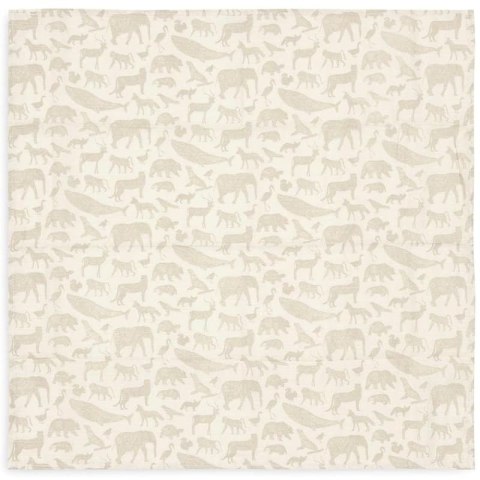 Jollein pieluszki dla noworodka 70x70 cm 3 szt Hydrophlic ANIMALS Nougat