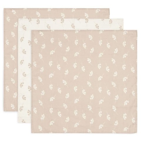 Jollein pieluszki dla noworodka 70x70 cm 3 szt Hydrophlic TWIG Wild Rose